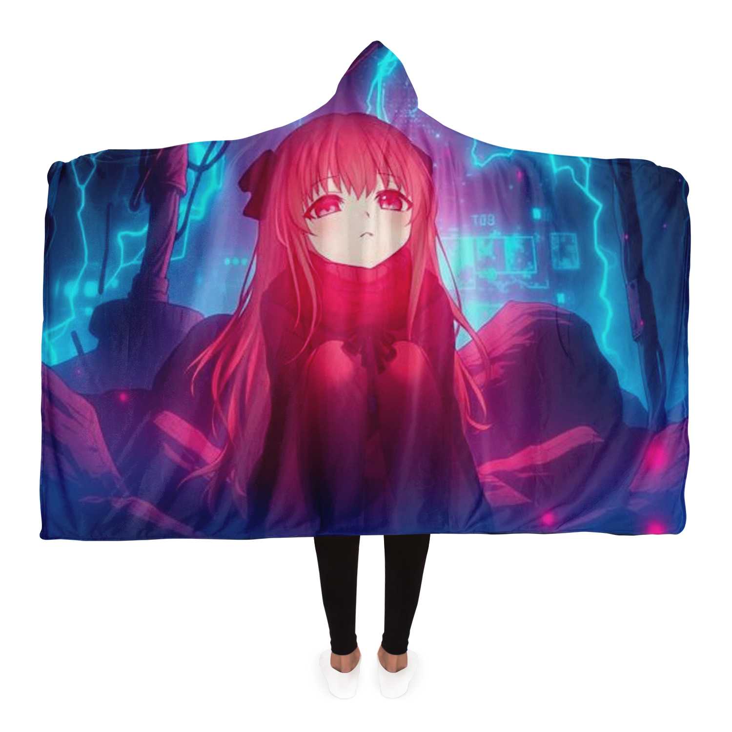 Digital Dependence - Hooded Blanket