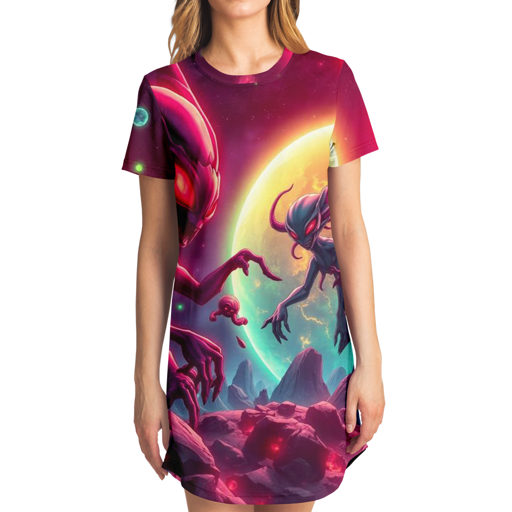 Red Planet - ShirtDress