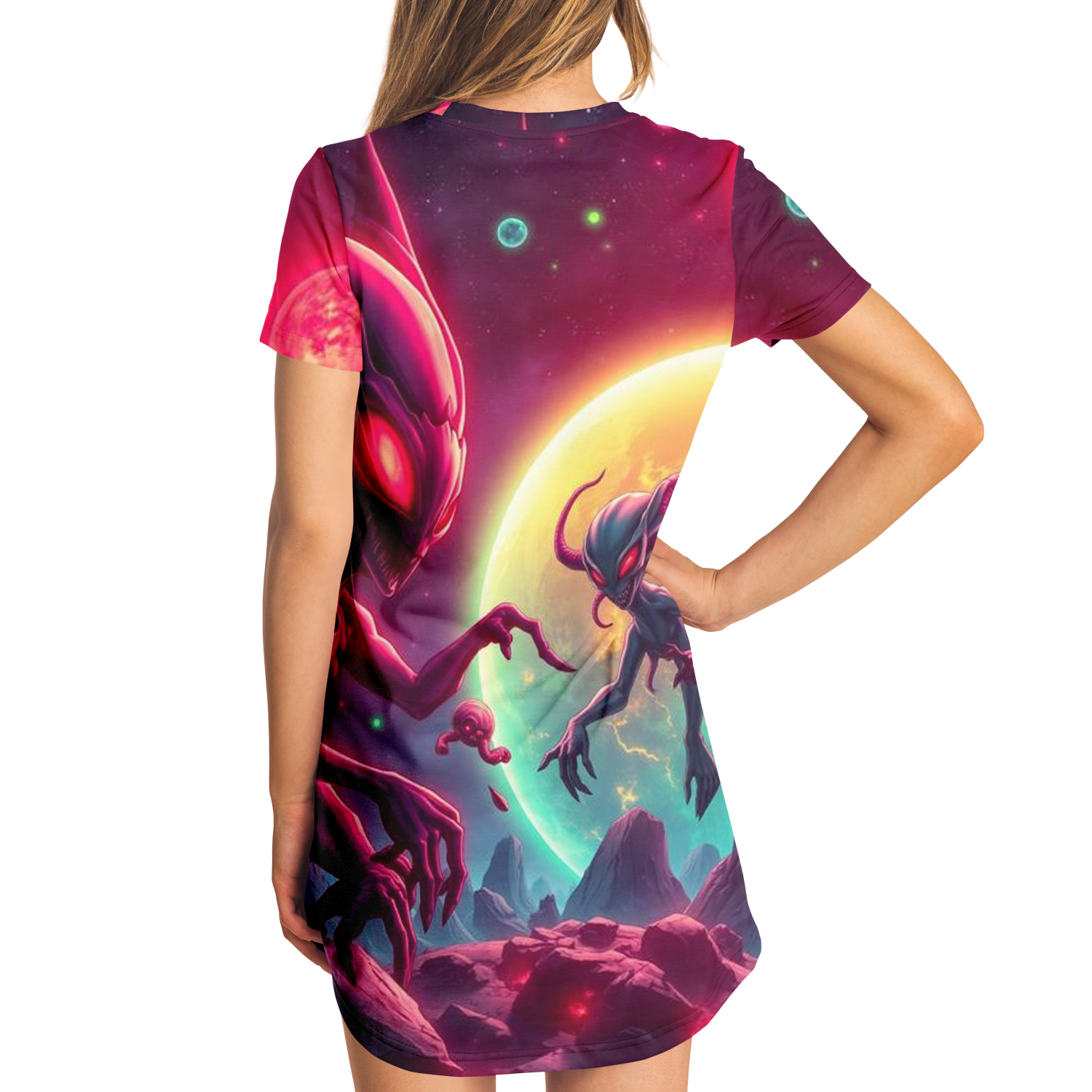 Red Planet - ShirtDress
