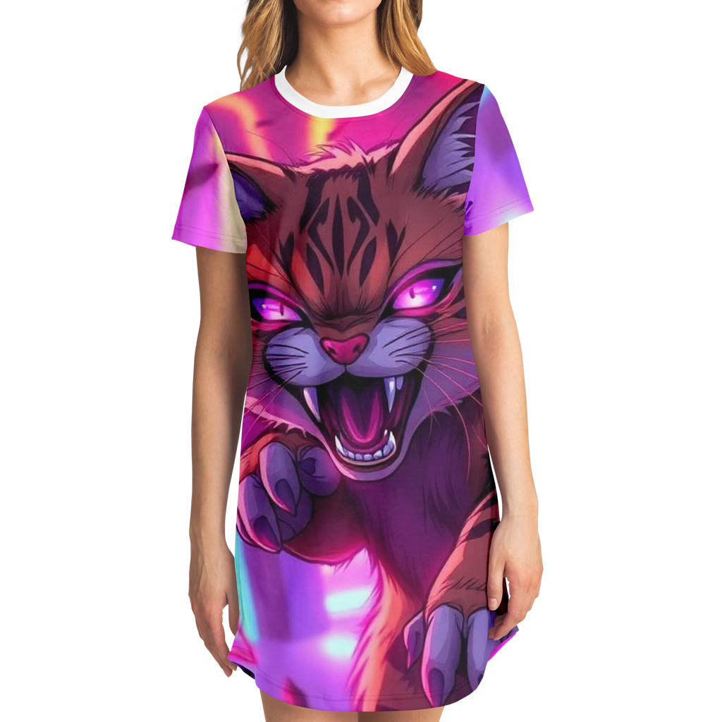 Danger Kitty - ShirtDress
