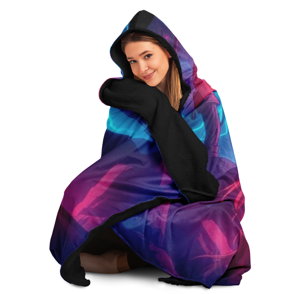 Digital Dependence - Hooded Blanket