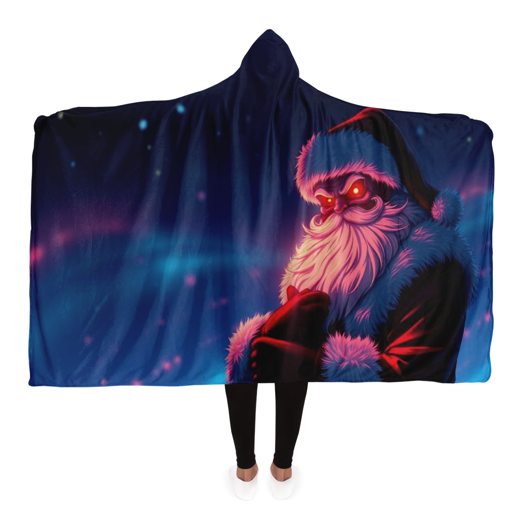 Naughty or Nice - Hooded Blanket