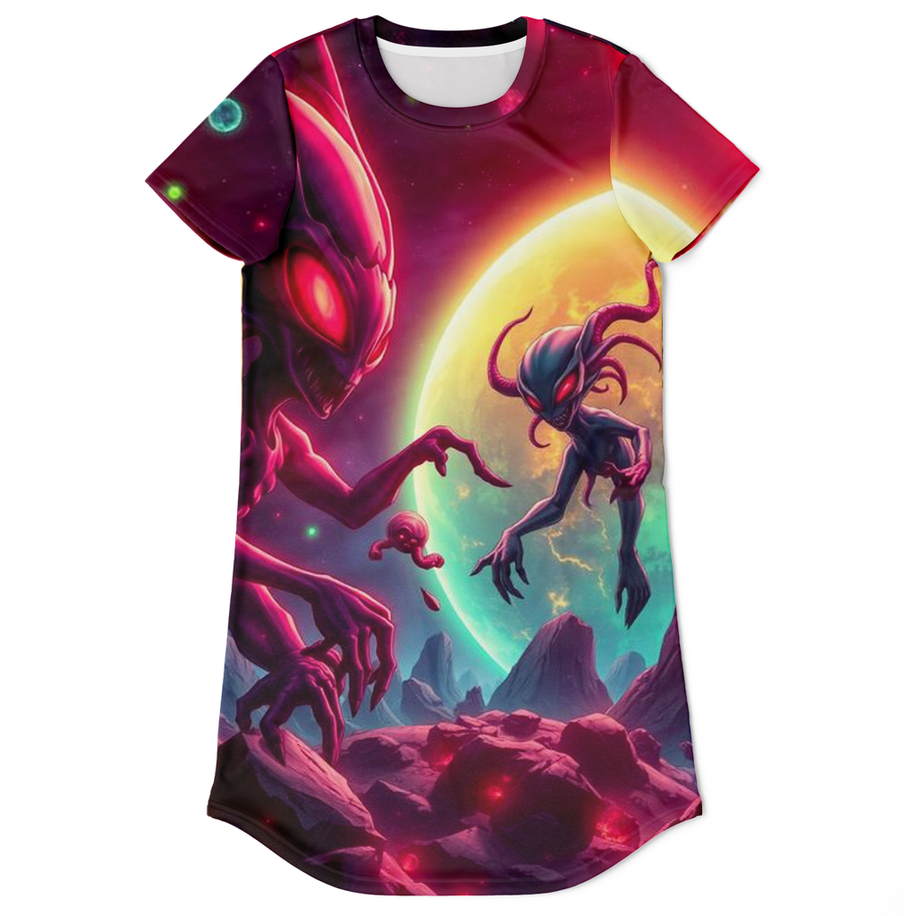 Red Planet - ShirtDress